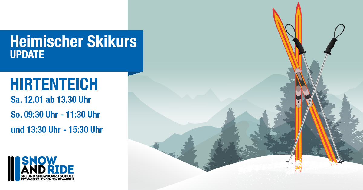 Heimischer Skikurs am 12.01.2019 und 13.01.2019